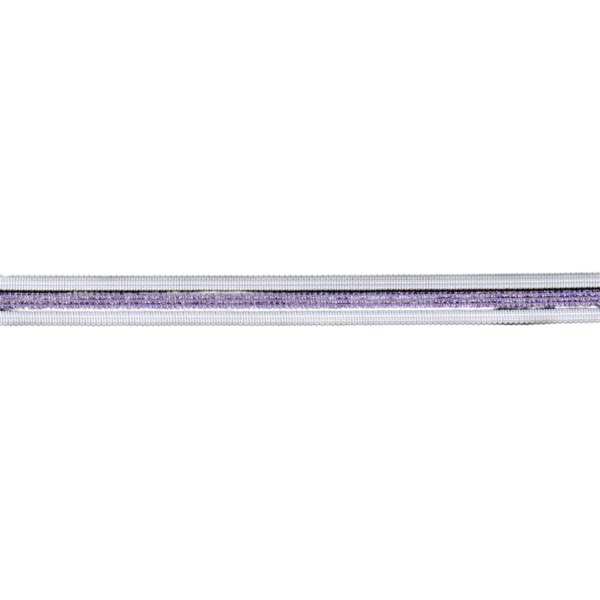 FITA RÍGIDA LISTRADA 1,7cm 20m BRANCO/PRETO/PÚRPURA - FB DO BRASIL - Imagem 2