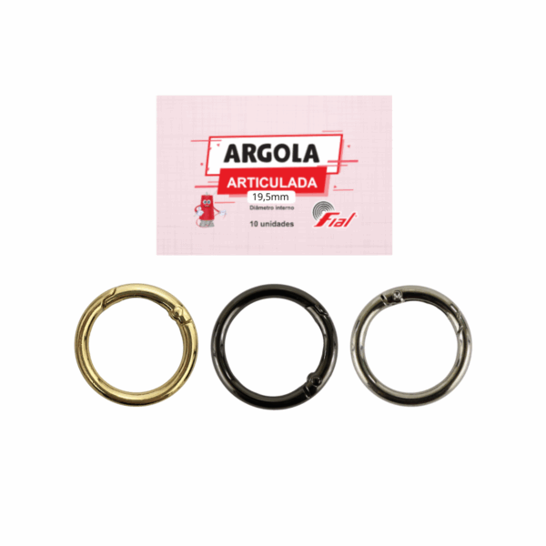 ARGOLA ARTICULADA 19,5mm (Unidade) - FIAL
