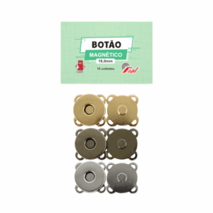 BOTÃO MAGNÉTICO 18mm (Unidade) - FIAL
