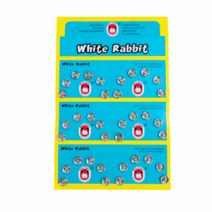 COLCHETE DE PRESSÃO N°0 9mm C/36 Un - WHITE RABBIT