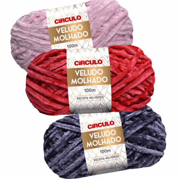 LÃ VELUDO MOLHADO 100g - CÍRCULO