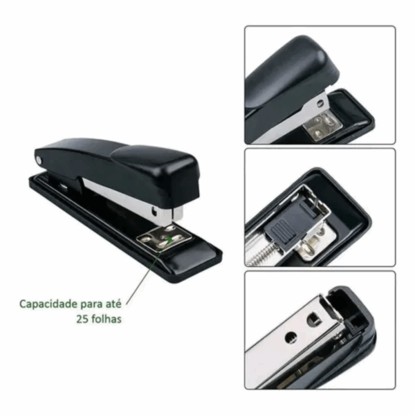 GRAMPEADOR METAL 11,5cm 25 FOLHAS - JOCAR OFFICE - Imagem 3