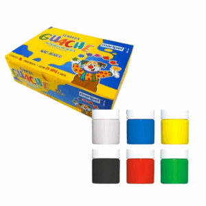 TINTA GUACHE TEMPERA 6un 15Ml - MARIPEL