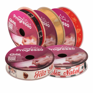 FITA DE CETIM NATALINA 15mm x 10m - FITAS PROGRESSO