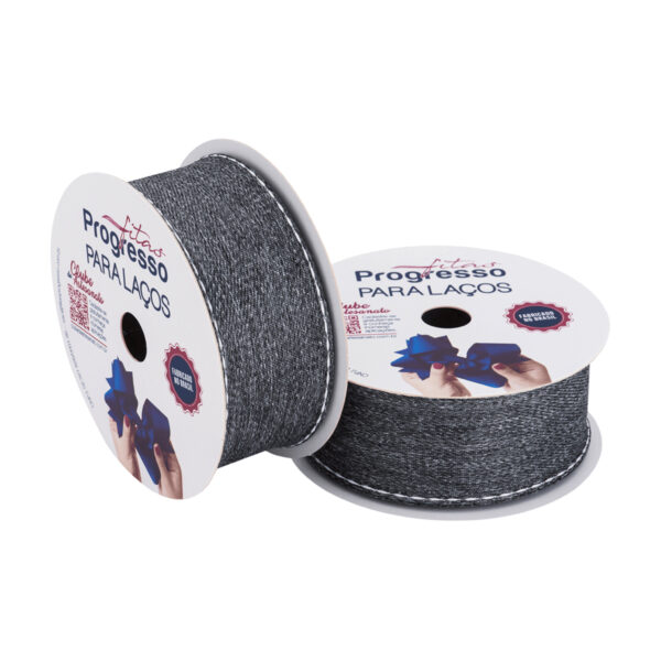 FITA JEANS PESPONTADO JMP 009 201 - 38mm x 10m - FITAS PROGRESSO - Imagem 2