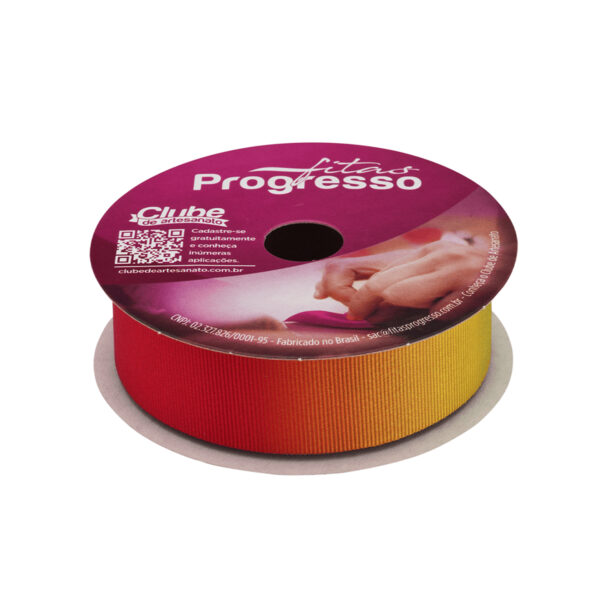 FITA GORGURÃO ARCO ÍRIS 8664/022 002 - 22mm x 10m - FITAS PROGRESSO - Imagem 2