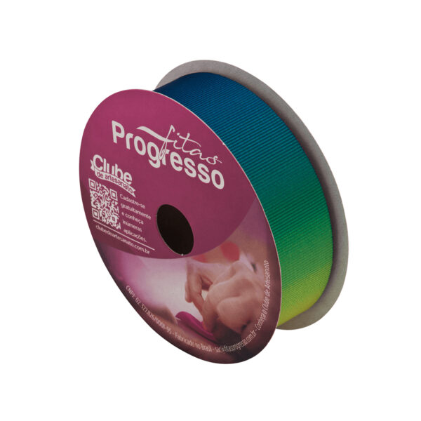FITA GORGURÃO ARCO ÍRIS 8664/022 002 - 22mm x 10m - FITAS PROGRESSO