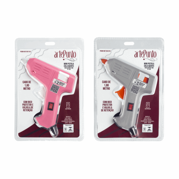MINI PISTOLA COLA QUENTE FL-138 - 7mm 60W - ARTEPUNTO