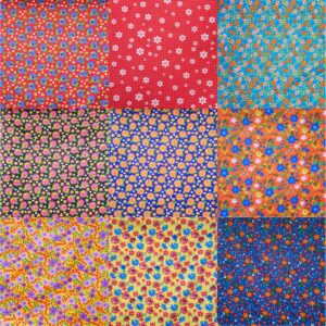 TECIDO CHITÃO FLORES PEQUENAS - 1,00m x 1,50m