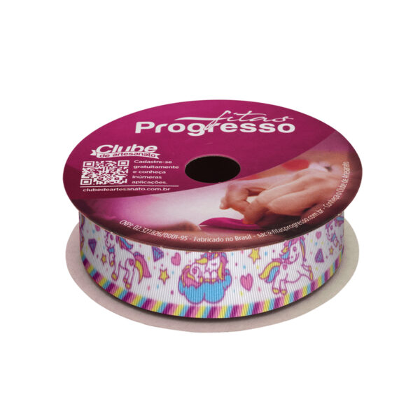FITA GORGURÃO UNICÓRNIO 005TR 011 - 22mm x 10m - FITAS PROGRESSO - Imagem 2