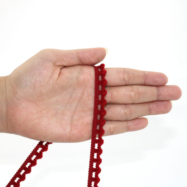 RENDA BICO POMPOM 1,3cm 10m - MB151.769.10 - FB DO BRASIL - Imagem 2