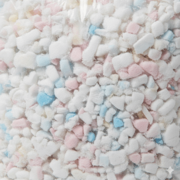 FLOCOS DE ESPUMA CLARO ENCHIMENTO 1Kg - FIBRAM - Imagem 3