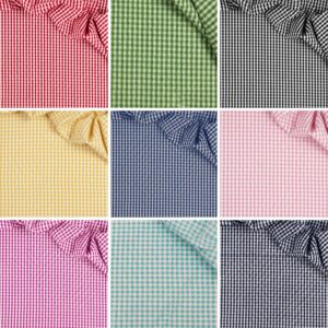 TECIDO TRICOLINE XADREZ - 1,00m x 1,50m - 100% POLIÉSTER