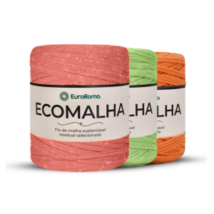 FIO DE MALHA ECOMALHA CORES LISAS/TEXTURIZADO 140m - EUROROMA