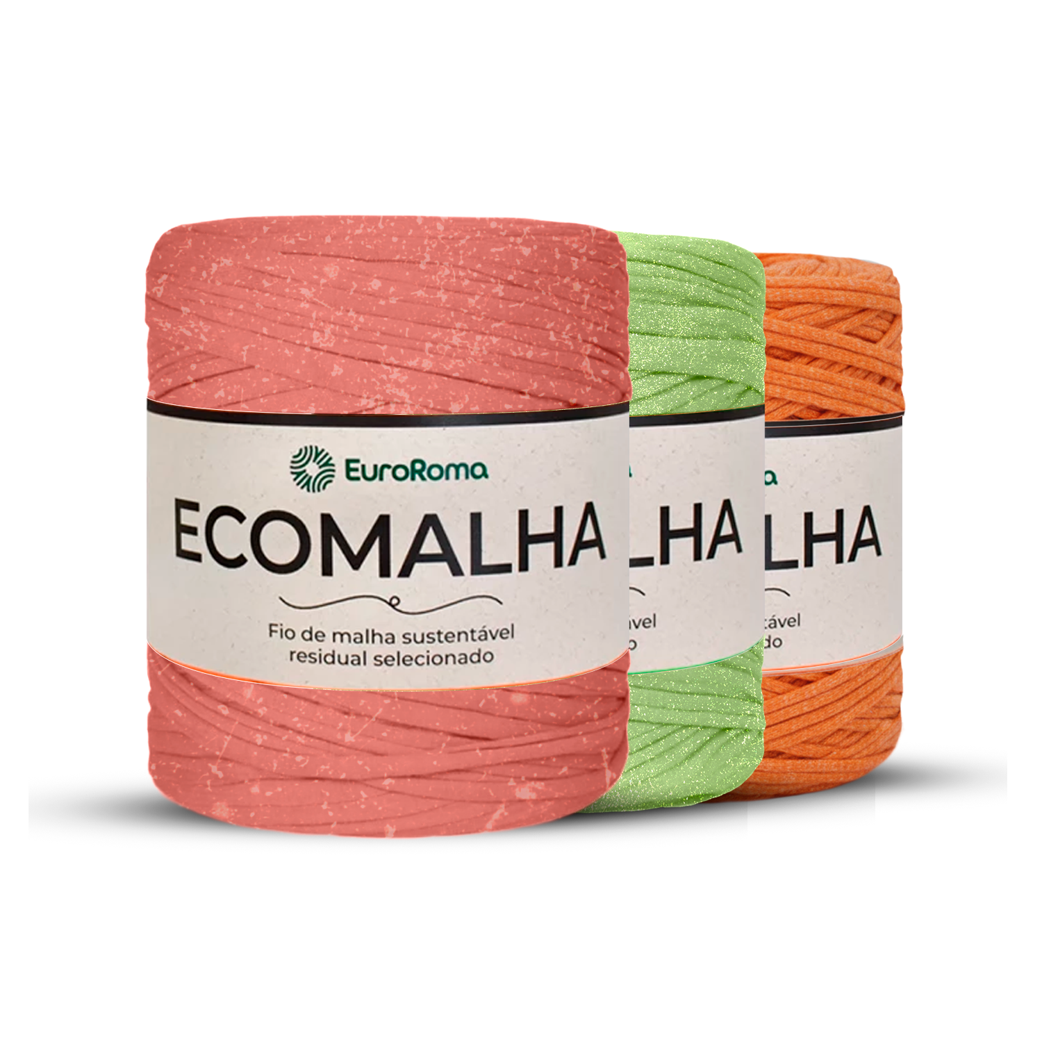 FIO DE MALHA ECOMALHA CORES LISAS/TEXTURIZADO 140m - EUROROMA