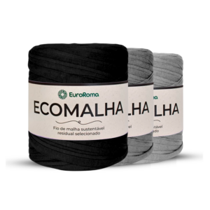 FIO DE MALHA CINZA ECOMALHA 140m - EUROROMA