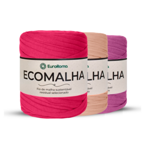 FIO DE MALHA ROSA ECOMALHA 140m - EUROROMA