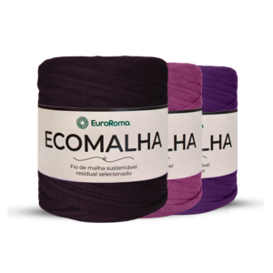 FIO DE MALHA ROXO ECOMALHA 140m - EUROROMA