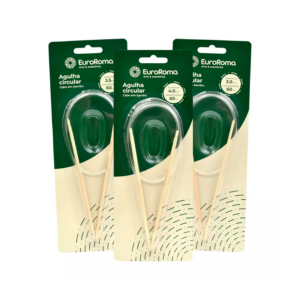 AGULHA CIRCULAR BAMBU 80CM - EUROROMA